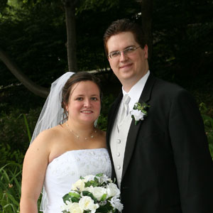 William and Meghan on their wedding day